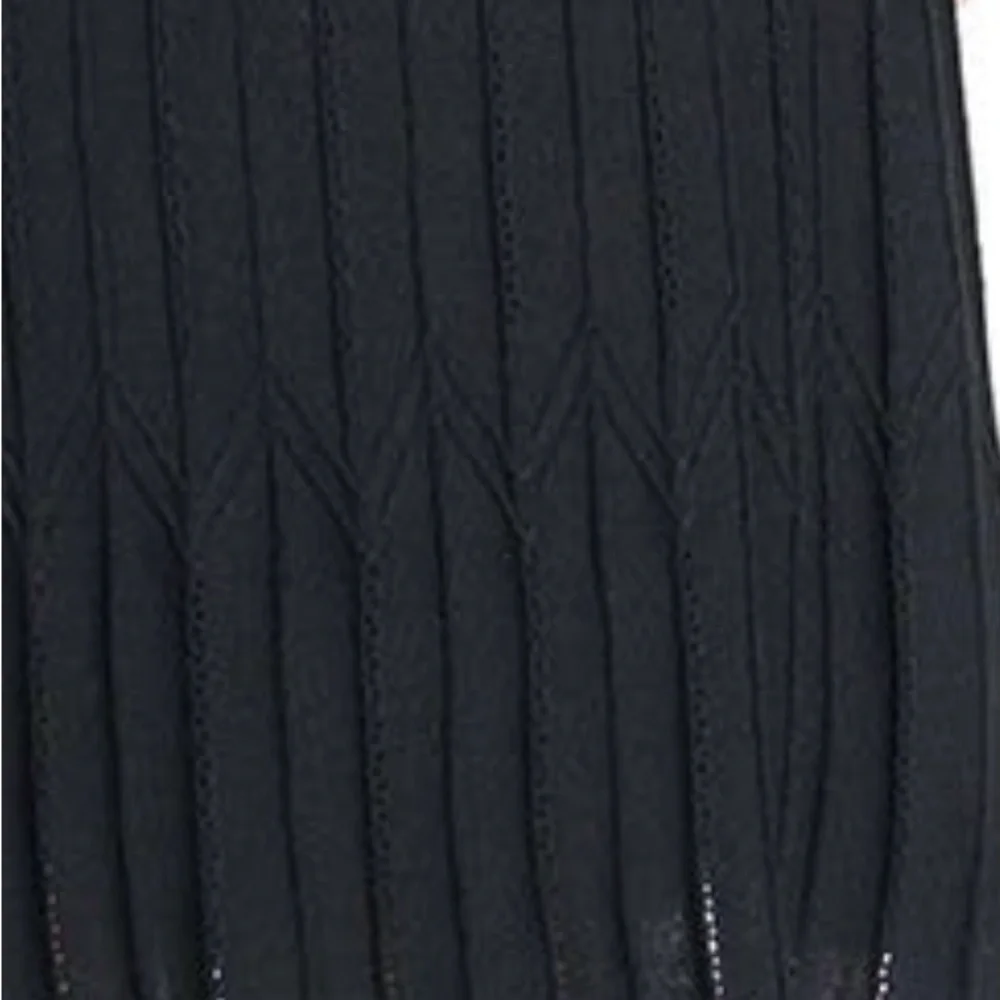 NWT Elegant Black Long Sleeve Sweater Dress - Picture 4 of 4